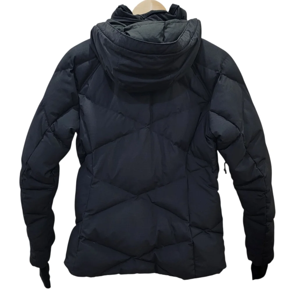 Columbia Lay D Down Puffer Coat Black Down Filled Winter Jacket Youth Size M - Picture 3 of 16